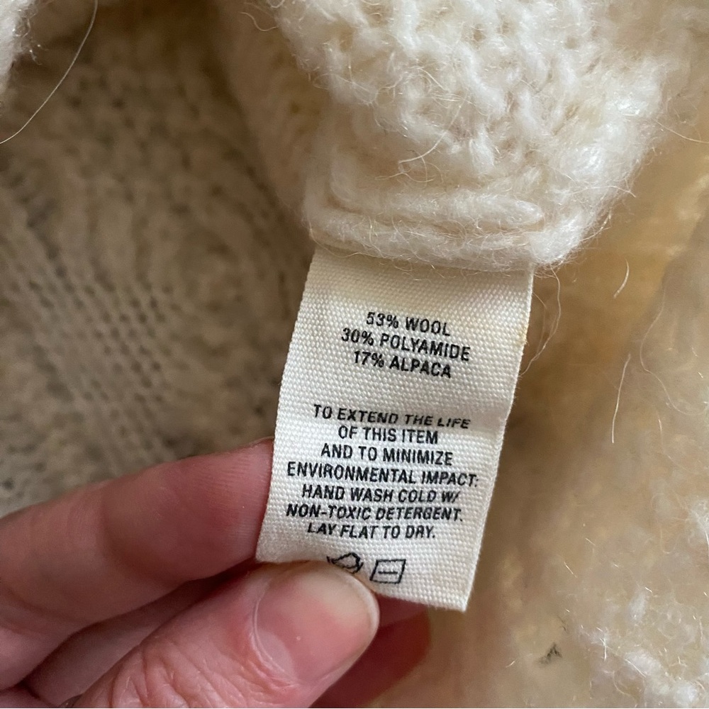Alex Mill Camil Fisherman Sweater Wool/Alpaca - Picture 4 of 4